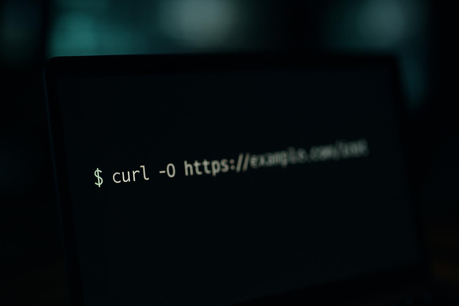 Terminal mostrando o comando de instalação de um agente de IA open source