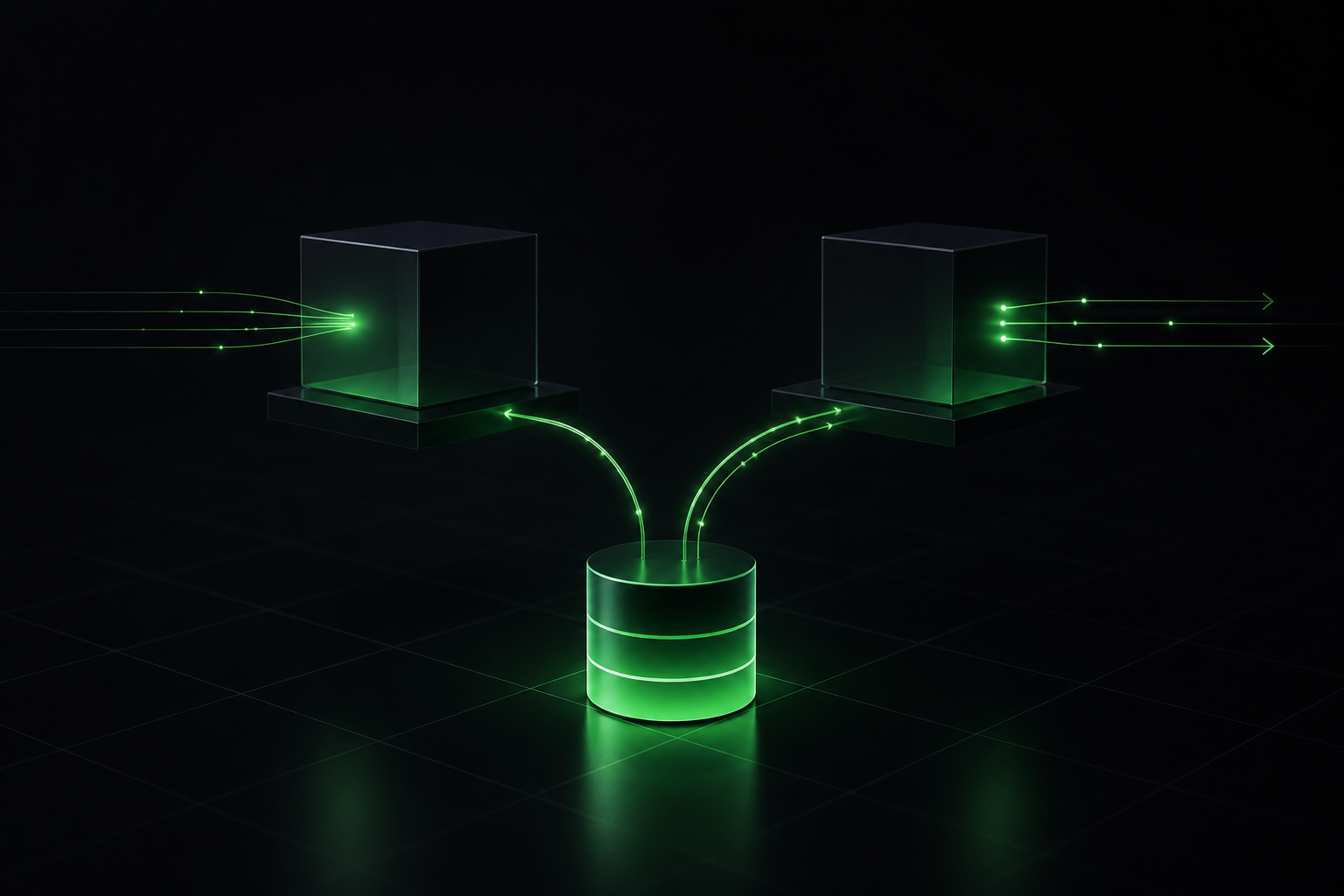 Un schéma d'architecture simplifié montrant l'hôte Docker avec deux conteneurs, gateway et dashboard, partageant un seul volume nommé monté en lecture seule du côté du dashboard