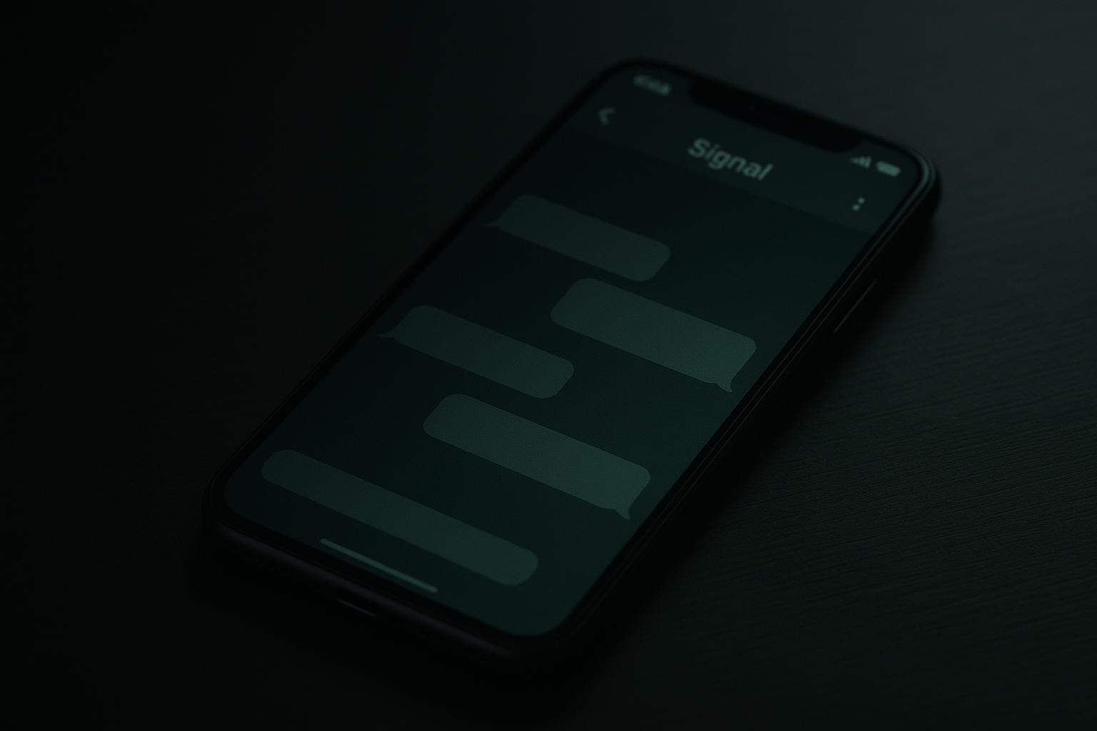 Un fil Signal montrant un échange privé entre un utilisateur et le bot Hermes, avec les indicateurs de chiffrement de bout en bout visibles en haut de l'écran
