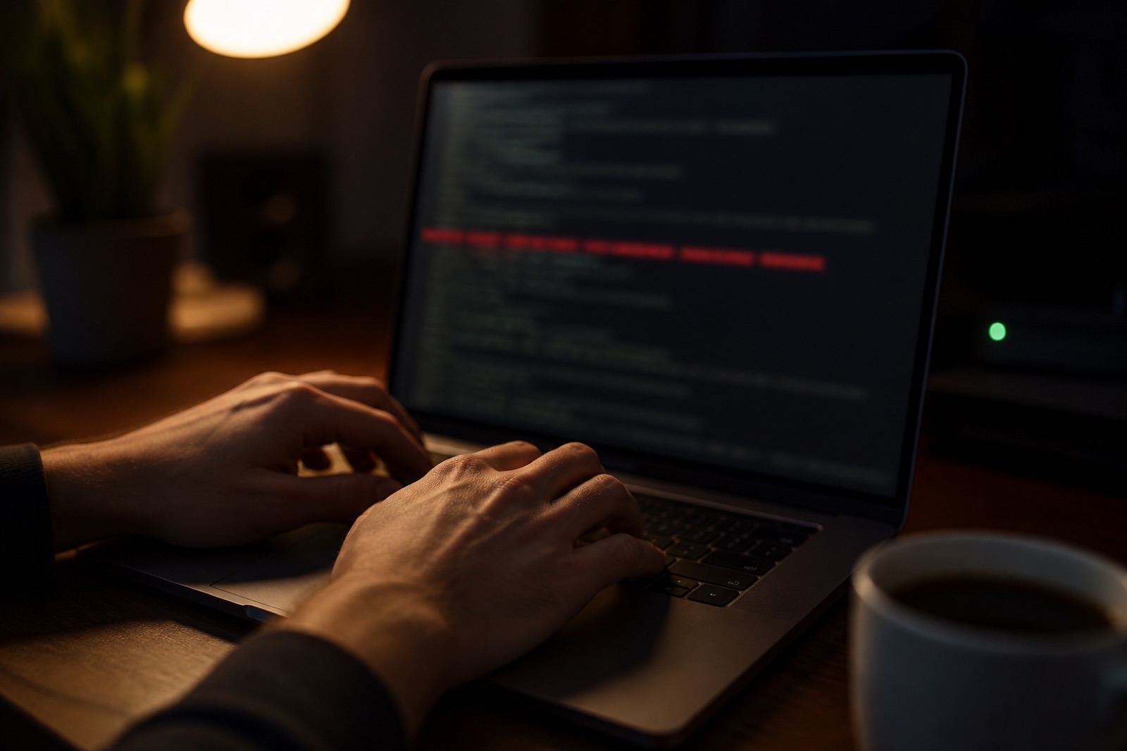 Ein Terminalfenster mit einem Hermes-Gateway-Log, in dem die STT-Anbieter-Zeile und ein API-Schlüsselfehler hervorgehoben sind