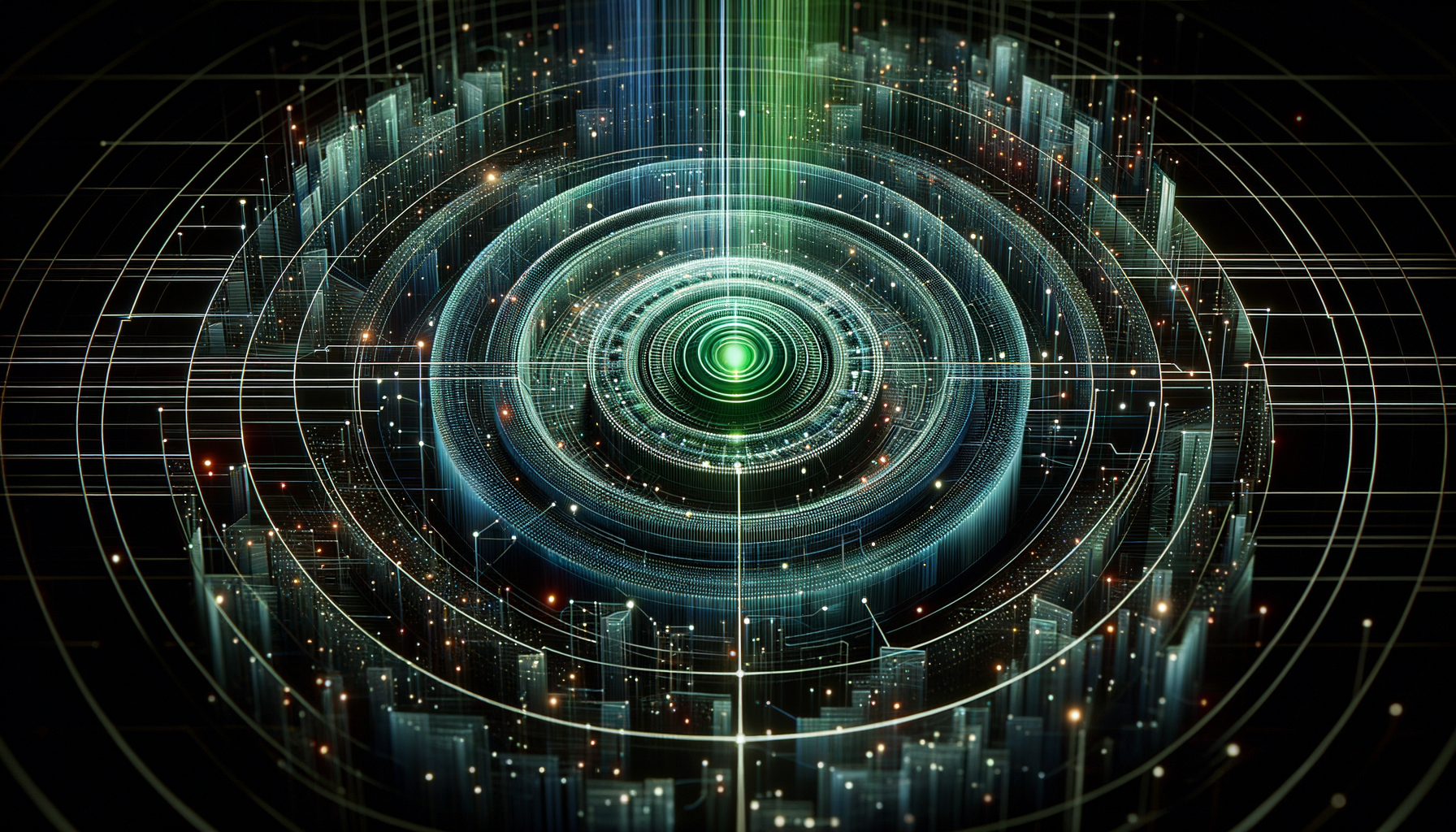 Glowing green node graph on a dark background visualizing the persistent memory layers of a single AI agent across sessions