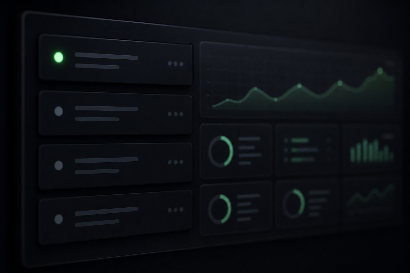Um painel limpo mostrando o status do runtime gerenciado do Hermes Agent